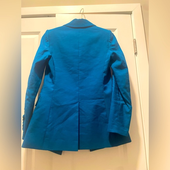 NWT Veronica Beard Cerulean “Long & Lean Dickey Jacket” Size 4 - Picture 7 of 7